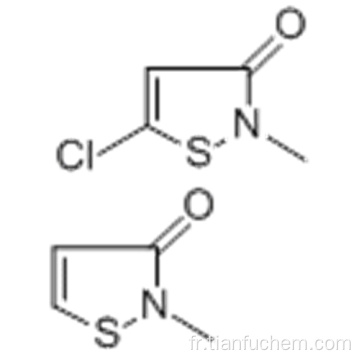 5-chloro-2-méthyl-3 (2H) -isothiazolone avec 2-méthyl-3 (2H) -isothiazolone CAS 55965-84-9